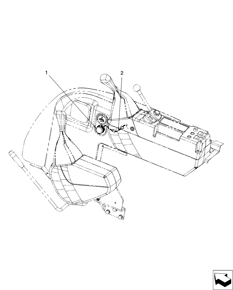 Схема запчастей Case CX36B - (05-001[00]) - SOCKET ASSY (55) - ELECTRICAL SYSTEMS