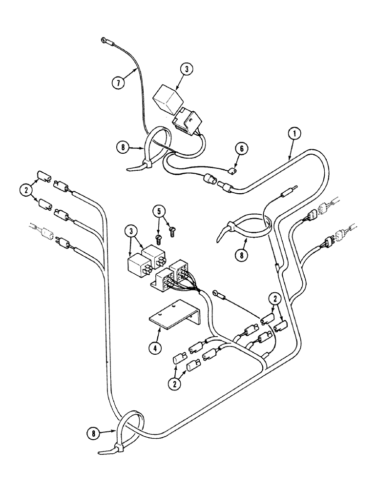 Схема запчастей Case 580SK - (4-64) - NEUTRAL START, SERVOPOWER VERSION, S/N JJH0046382 AND UP (04) - ELECTRICAL SYSTEMS