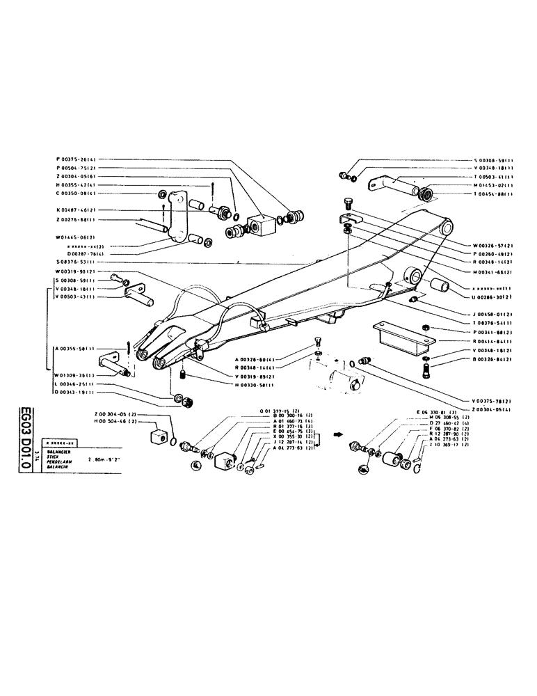 Схема запчастей Case GCK120 - (227) - STICK 