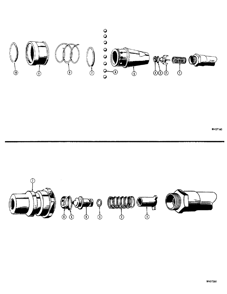 Схема запчастей Case 310F - (224[2]) - ADAPTERS FOR PULL BEHIND COUPLINGS (07) - HYDRAULIC SYSTEM