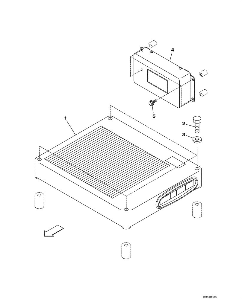 Схема запчастей Case CX160 - (04-07) - CONTROLLER (04) - ELECTRICAL SYSTEMS