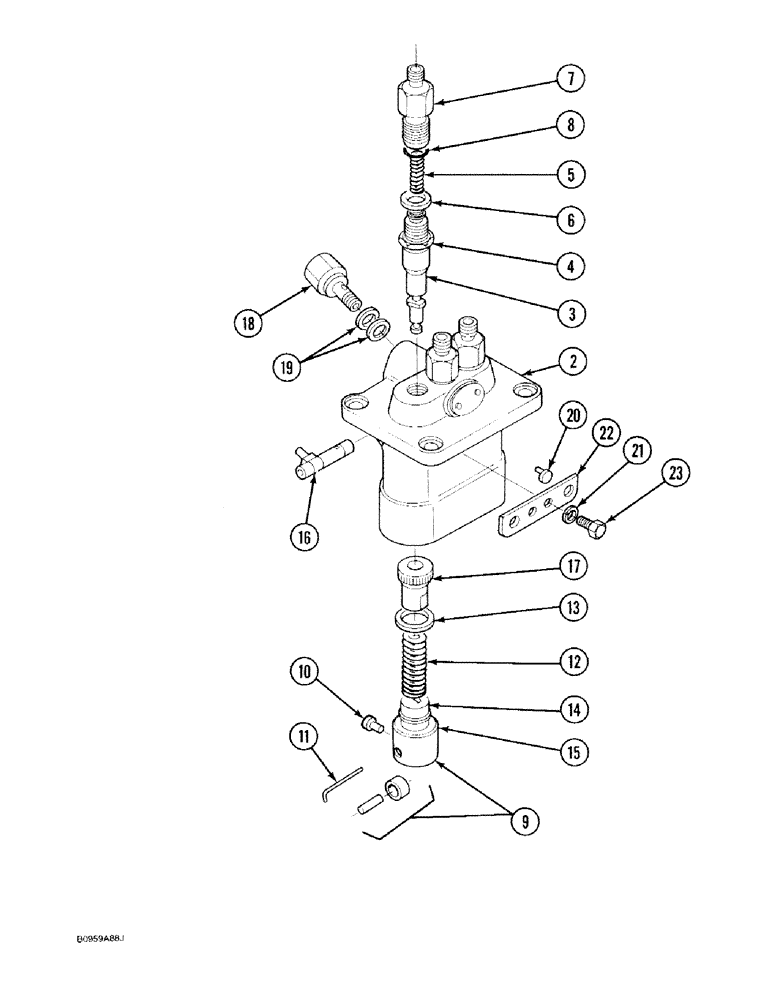 Схема запчастей Case 1818 - (3-18) - FUEL INJECTION PUMP, DIESEL MODELS (03) - FUEL SYSTEM