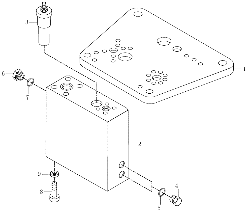 Схема запчастей Case 325 - (3.413A[04]) - POWER STEERING - COMPONENTS (09) - Implement / Hydraulics / Frame / Brakes