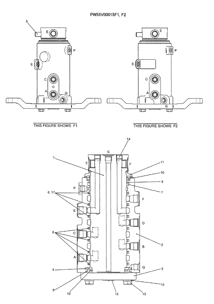 Схема запчастей Case CX31B - (07-048) - JOINT ASSY, SWIVEL (35) - HYDRAULIC SYSTEMS