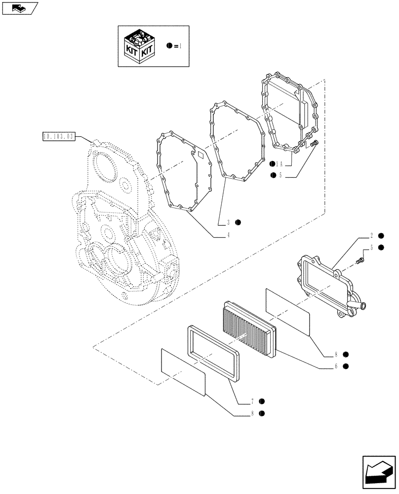 Схема запчастей Case F3BE0684N E918 - (10.101.03) - BREATHER - MOTOR (500386078) (10) - ENGINE