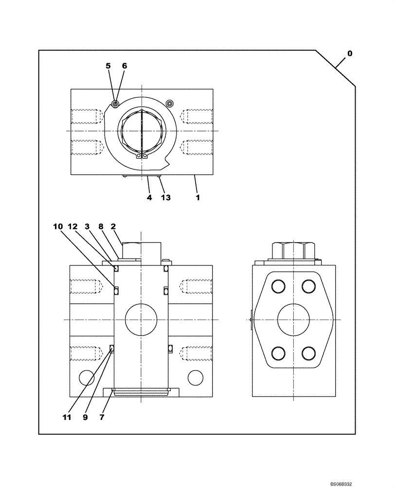 Схема запчастей Case CX800 - (08-263-00[01]) - SELECTION SHUTOFF - HYDRAULIC ROCKBREAKER (08) - HYDRAULICS