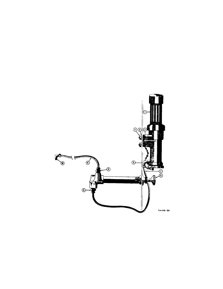 Схема запчастей Case 400 - (056[1]) - COLD STARTING UNIT - DIESEL (01) - ENGINE