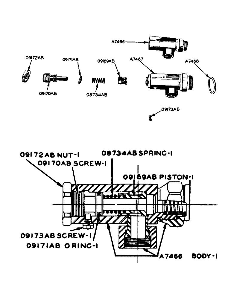 Схема запчастей Case 420 - (133) - CYLINDER SPEED REGULATOR FOR TRACTORS WITH EAGE HITCH (35) - HYDRAULIC SYSTEMS