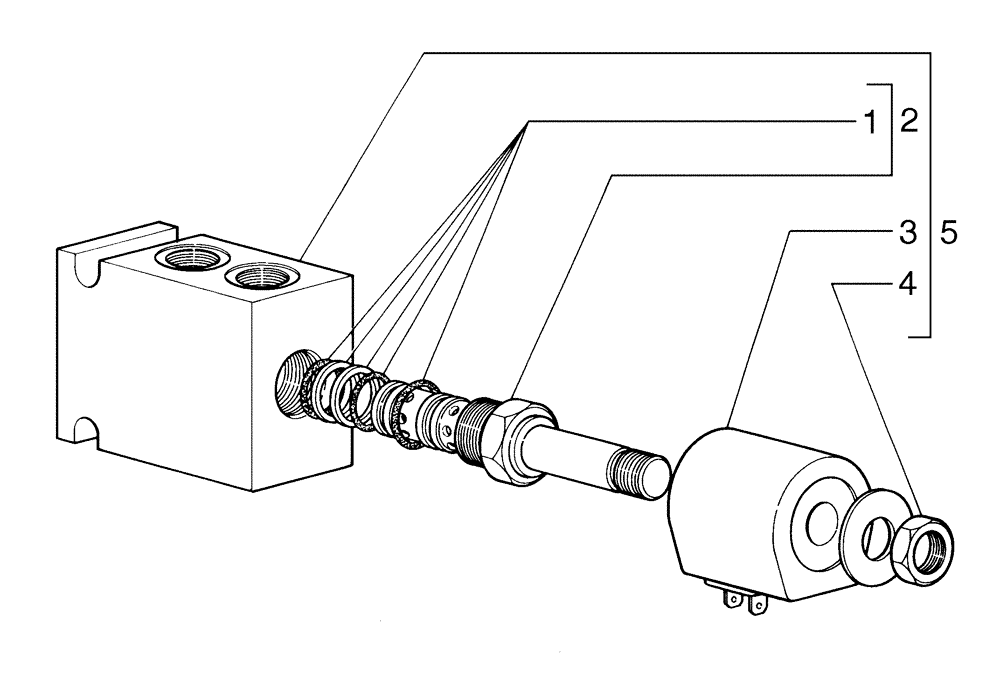 Схема запчастей Case 865B - (08-31[01]) - SOLENOID VALVE (08) - HYDRAULICS