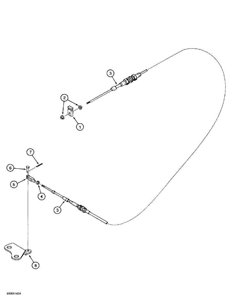 Схема запчастей Case 560 - (5-06) - REAR STEERING POSITION INDICATOR (05) - STEERING