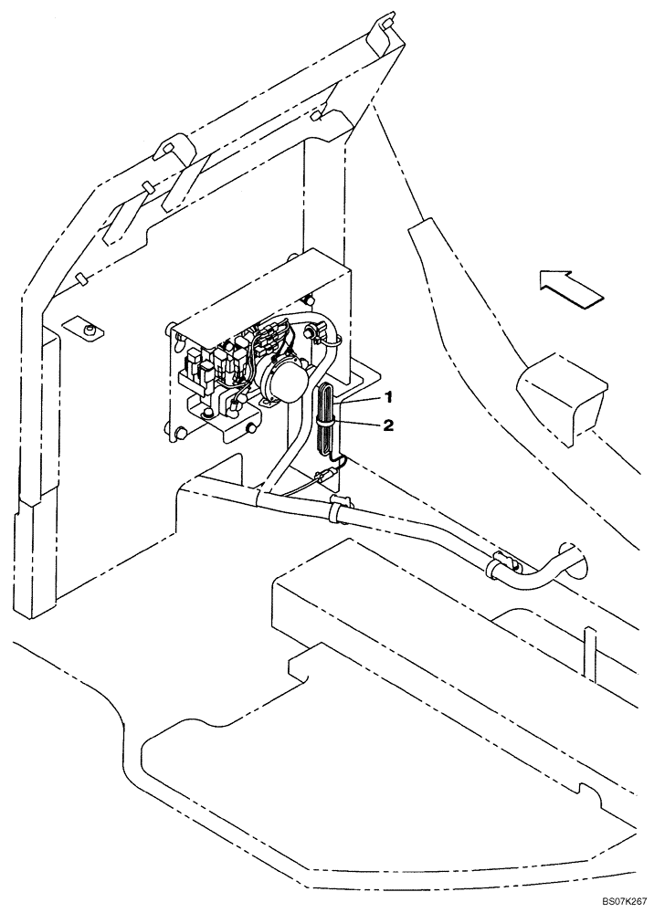 Схема запчастей Case CX225SR - (04-10) - HARNESS, ACCESORY (04) - ELECTRICAL SYSTEMS