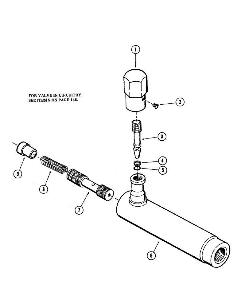 Схема запчастей Case 40 - (252) - FLOW CONTROL VALVE, (USED IN WRIST-O-TWIST CIRCUIT) (35) - HYDRAULIC SYSTEMS