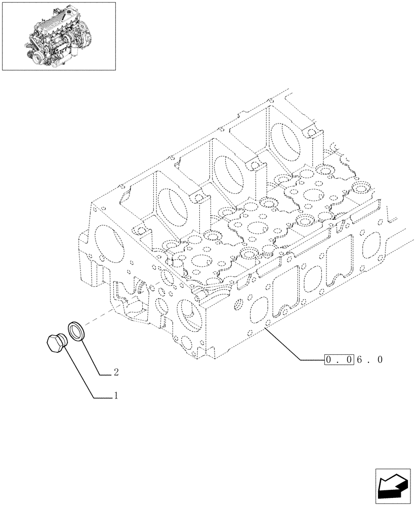 Схема запчастей Case F2CE9684C E001 - (0.37.0[01]) - ENGINE EXHAUST BRAKE (504223088) 