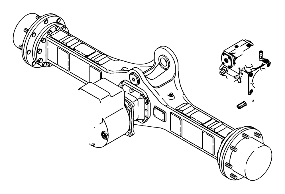 Схема запчастей Case 321D - (20.005[2988669000]) - HYDRAULIC SYSTEM AXLES FAST GEAR (35) - HYDRAULIC SYSTEMS