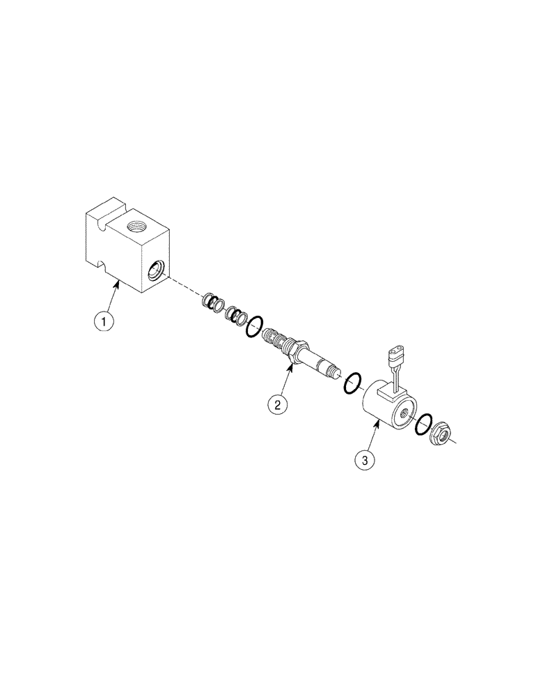 Схема запчастей Case 6030 - (08-19) - VALVE, BYPASS DRILL FLUID (08) - HYDRAULICS