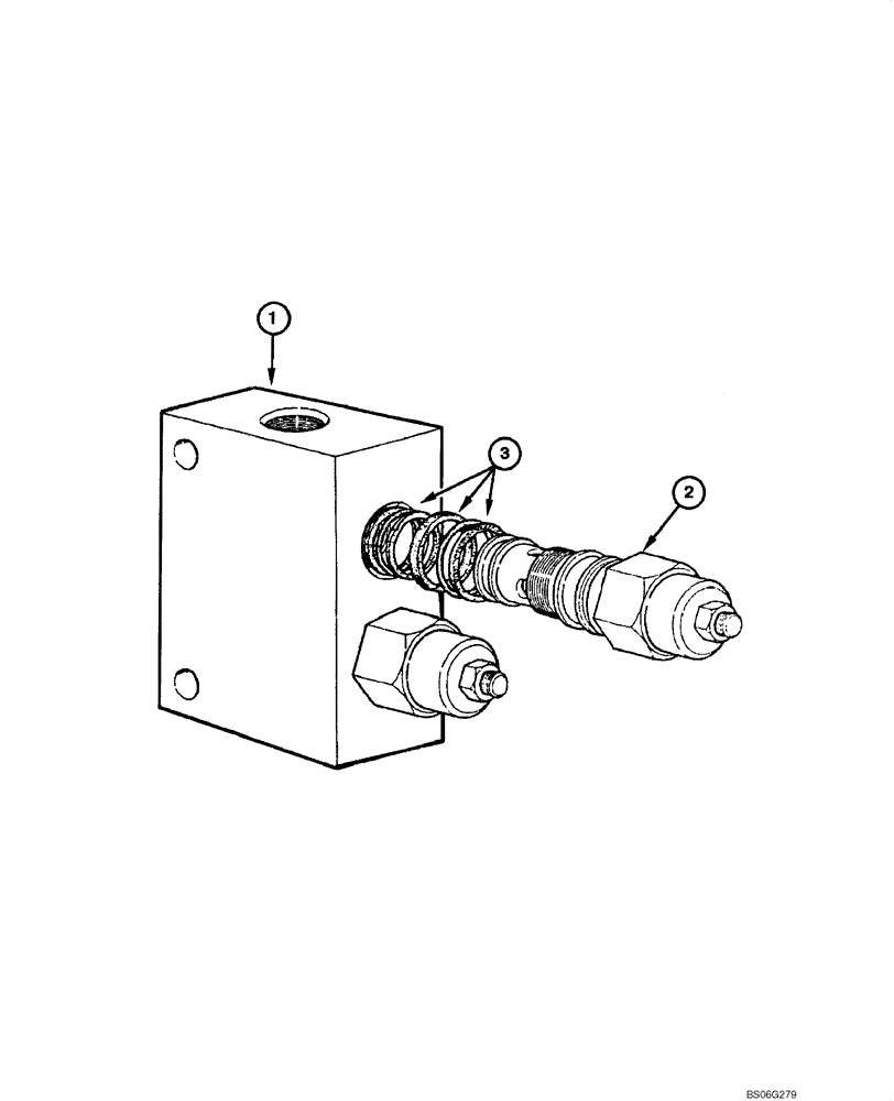 Схема запчастей Case 865 - (08.68A[00]) - VALVE RETAINER - ASSEMBLY (08) - HYDRAULICS