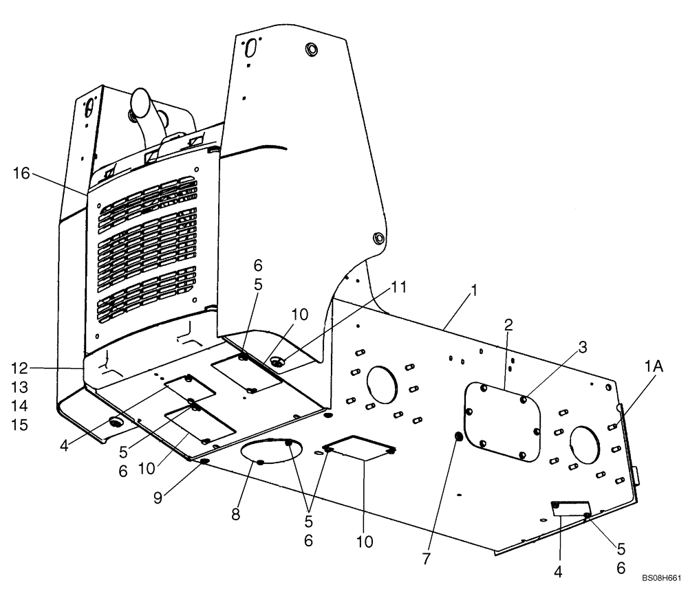 Схема запчастей Case 430 - (09-11) - CHASSIS (09) - CHASSIS