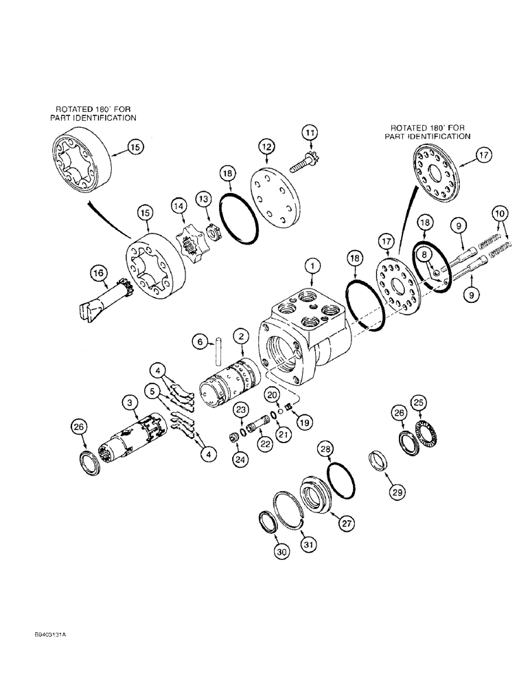 Схема запчастей Case 480F - (5-10) - STEERING CONTROL VALVE, EATON CHARLYNN NO. 263-1146-002 (05) - STEERING