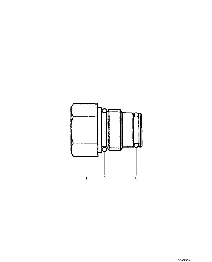 Схема запчастей Case CX14 - (08-36[00]) - PLUG ASSY (08) - HYDRAULICS