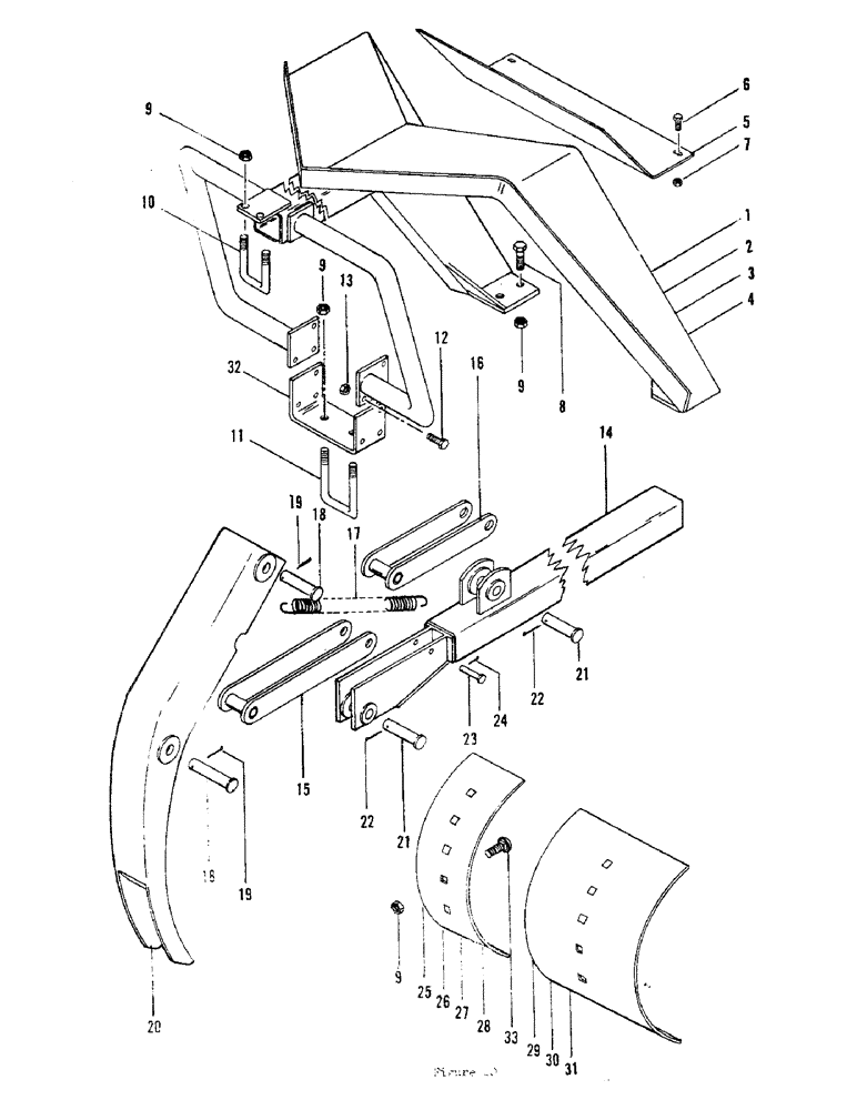 Схема запчастей Case 700 - (42) - CRUMBER ATTACHMENT 