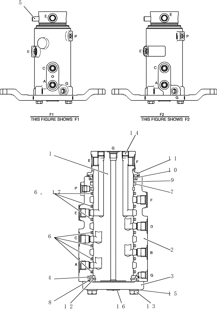 Схема запчастей Case CX36B - (HC930-01[1]) - JOINT ASSEMBLY, SWIVEL (35) - HYDRAULIC SYSTEMS