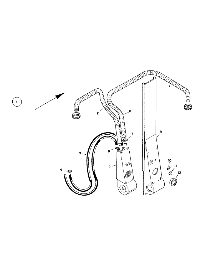 Схема запчастей Case 221B - (9-53A) - CAB HEATER, 121B (DAH1216530-) 221B (DAH2216537-) (09) - CHASSIS/ATTACHMENTS