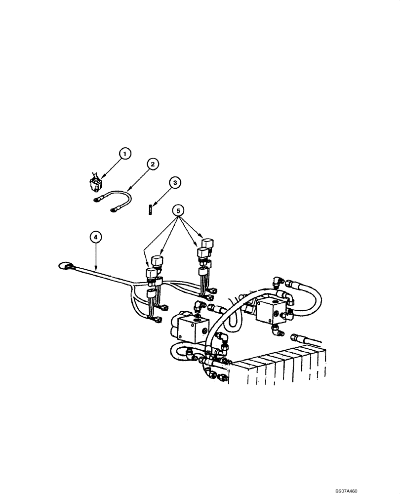 Схема запчастей Case 845 DHP - (04.26[00]) - SCARIFIER AND RIPPER ELECTRICAL SYSTEM (04) - ELECTRICAL SYSTEMS