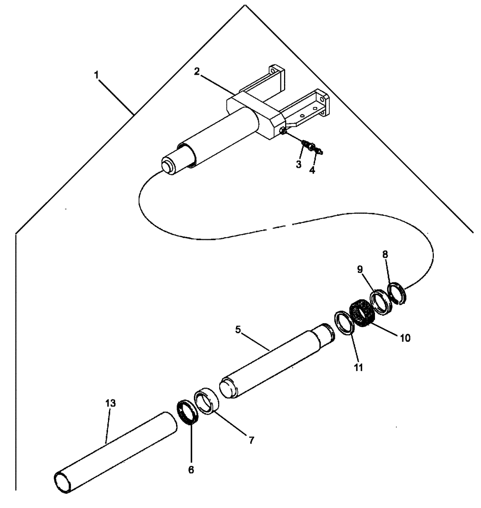 Схема запчастей Case 650L - (48.134.02) - TRACK ADJUSTER (48) - TRACKS & TRACK SUSPENSION