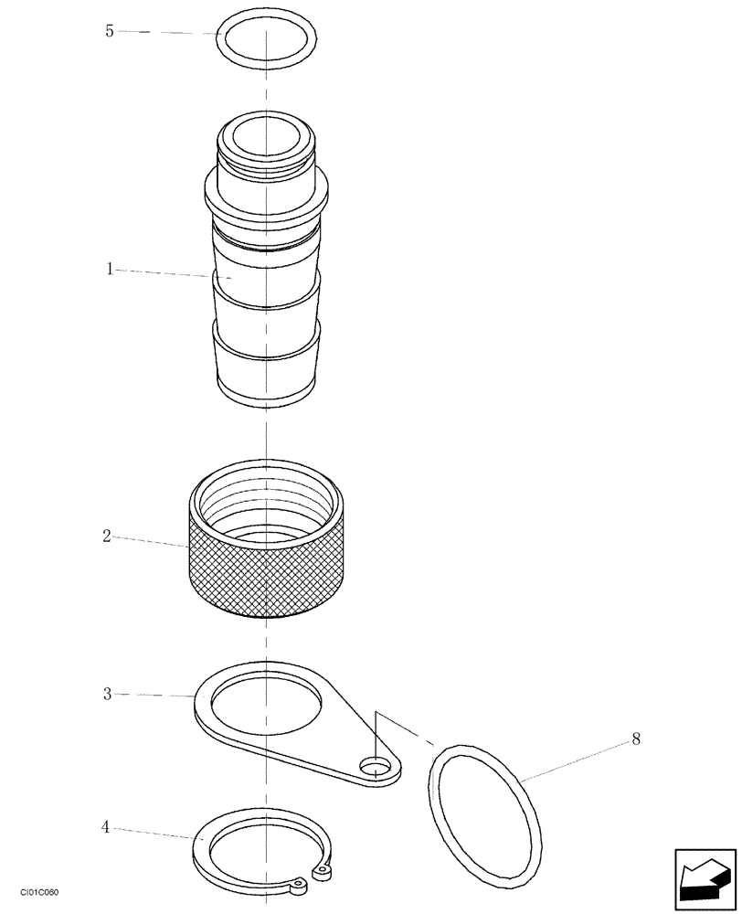 Схема запчастей Case SV223 - (10-023-00[01]) - QUICK COUPLER - HYDRAULIC RESERVOIR (07) - HYDRAULIC SYSTEM