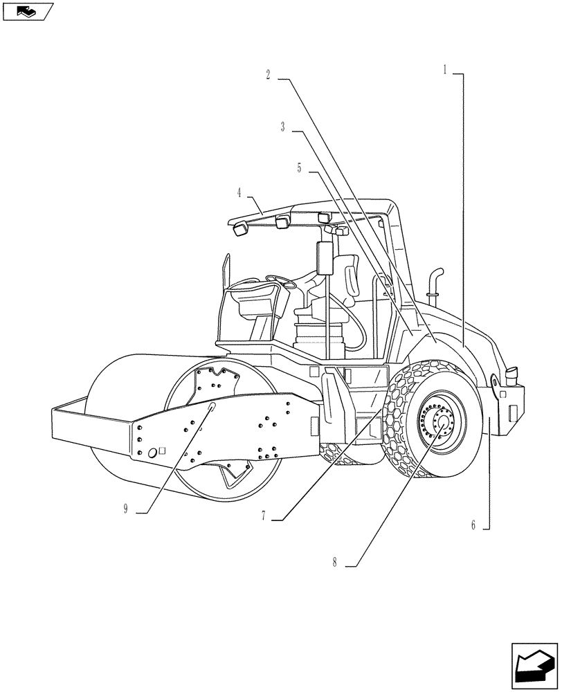 Схема запчастей Case SV208 - (00-05) - FILTERS & CAPACITIES (00) - PICTORIAL INDEX