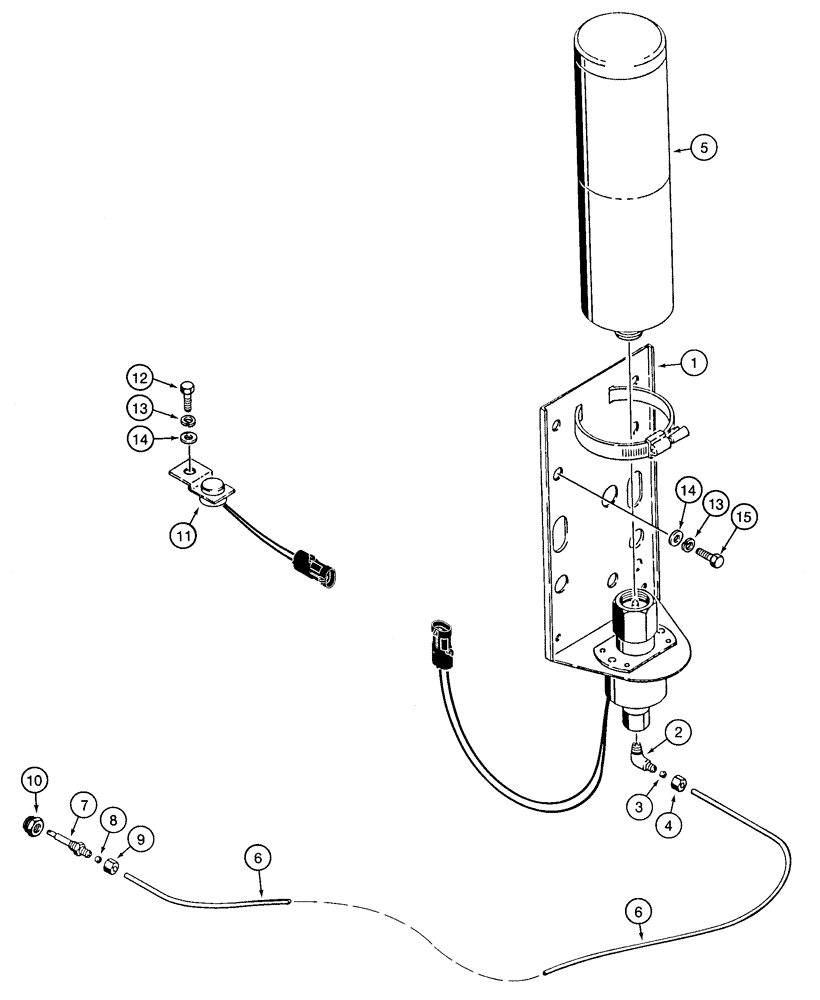 Схема запчастей Case 9040 - (4-30) - COLD WEATHER STARTING SYSTEM (04) - ELECTRICAL SYSTEMS