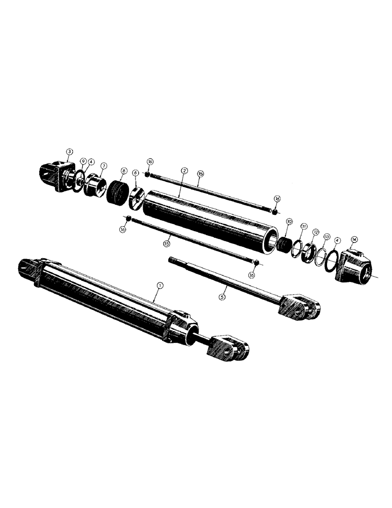 Схема запчастей Case 256 - (101) - THREE POINT HYDRAULIC CYLINDER INSTALLATION (07) - HYDRAULIC SYSTEM