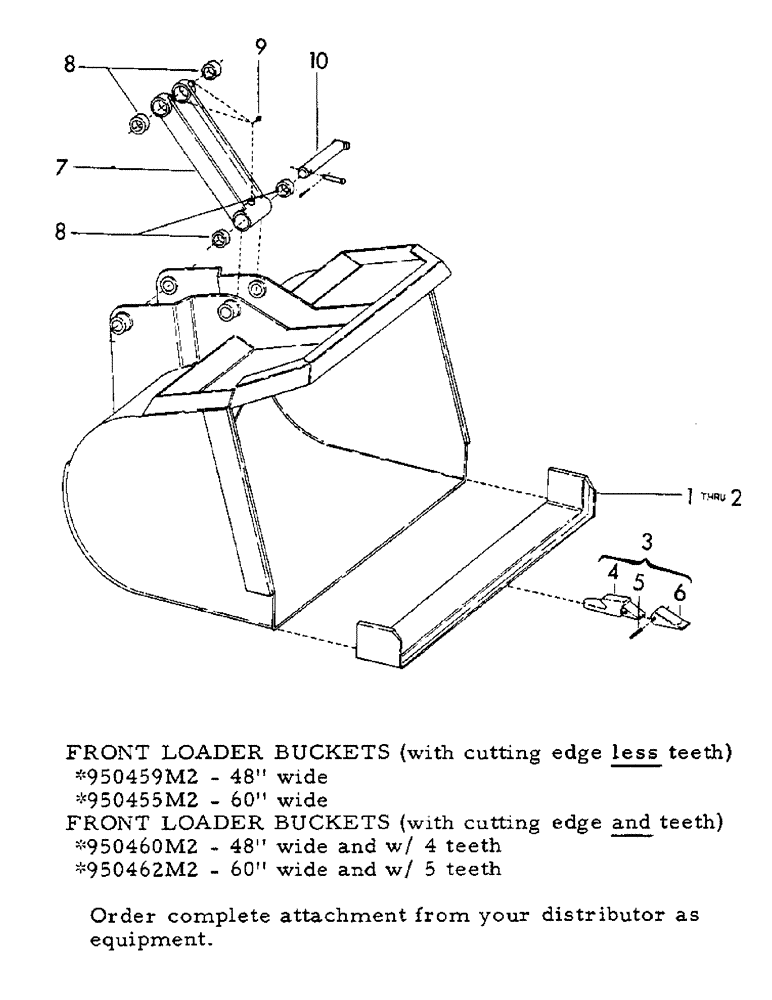 Схема запчастей Case 30YC - (070) - FRONT LOADER BUCKETS (19) - BUCKETS