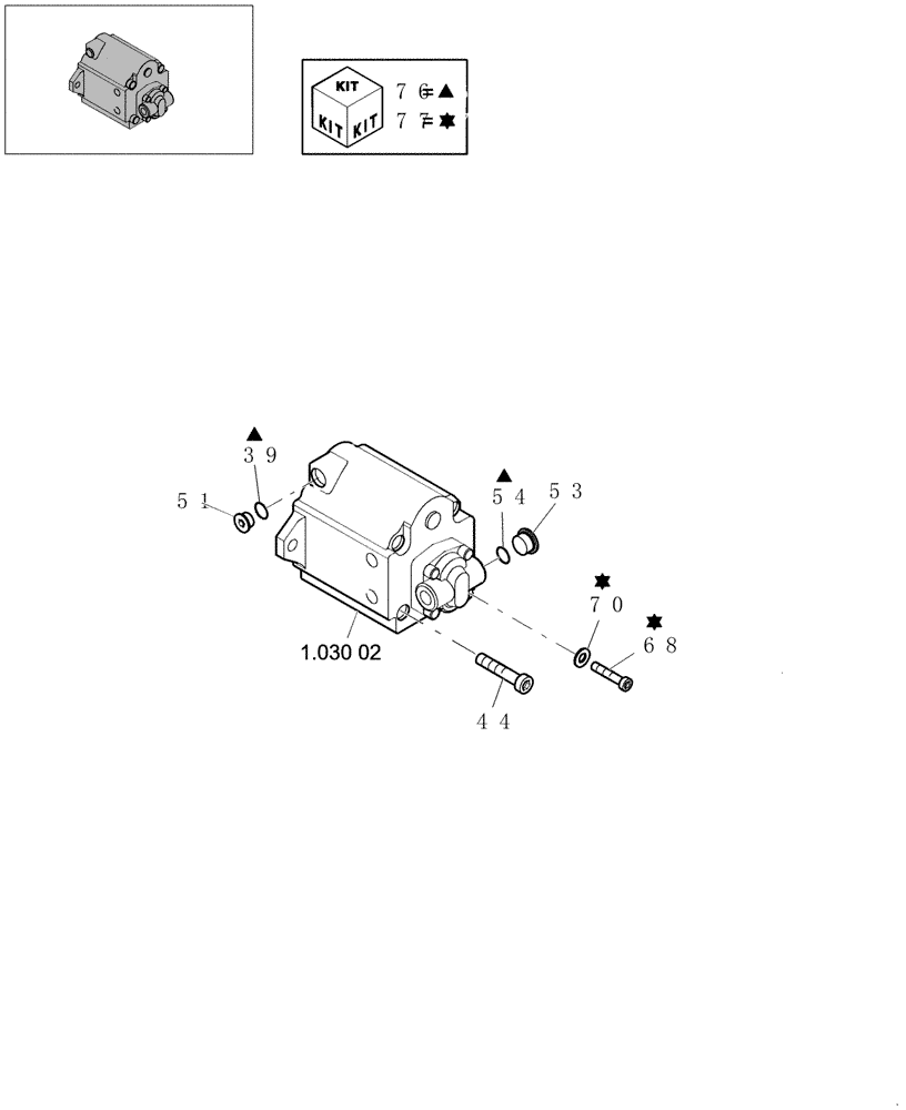 Схема запчастей Case CX16B - (1.030[02]) - HYDRAULIC PUMP - COMPONENTS (35) - HYDRAULIC SYSTEMS