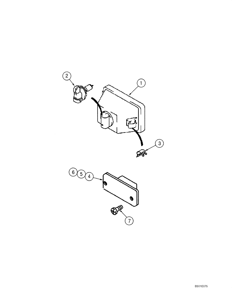 Схема запчастей Case 450 - (04-07) - LAMP ASSY (04) - ELECTRICAL SYSTEMS