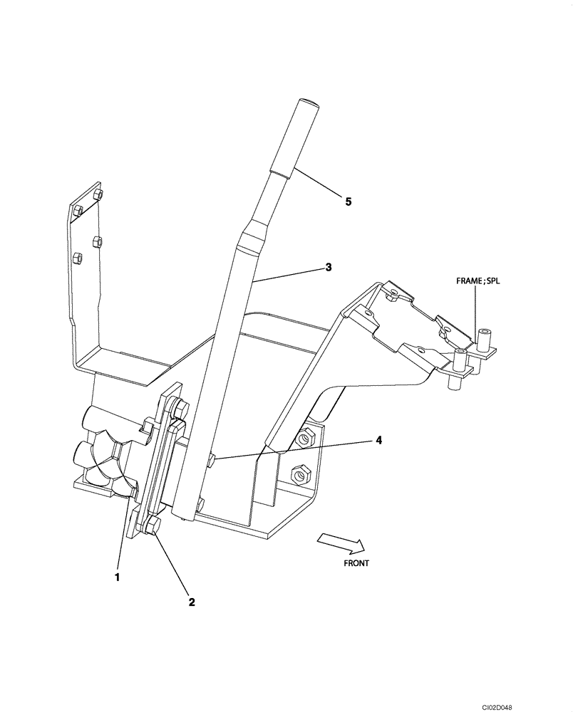 Схема запчастей Case CX80 - (09-20) - CONTROL, DOZER BLADE - OPERATORS COMPARTMENT (09) - CHASSIS/ATTACHMENTS