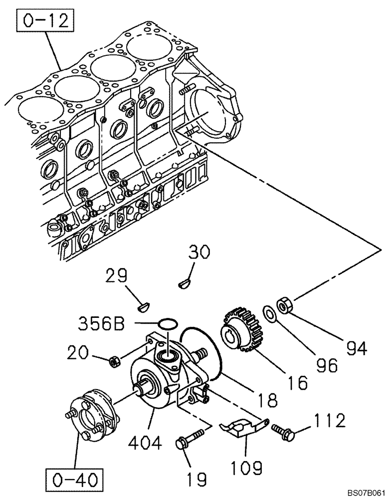 Схема запчастей Case CX460 - (02-20) - ENGINE FLYWHEEL HOUSING (02) - ENGINE