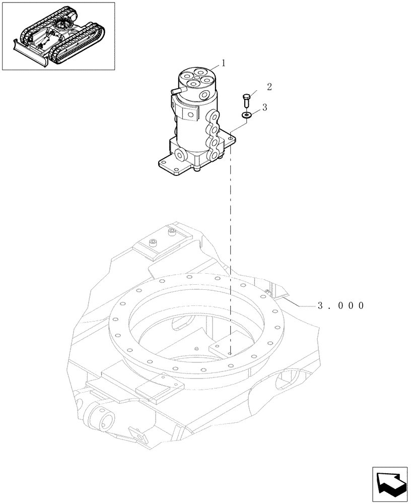 Схема запчастей Case CX16B - (3.060[01]) - JOINT SWIVEL (39) - FRAMES AND BALLASTING