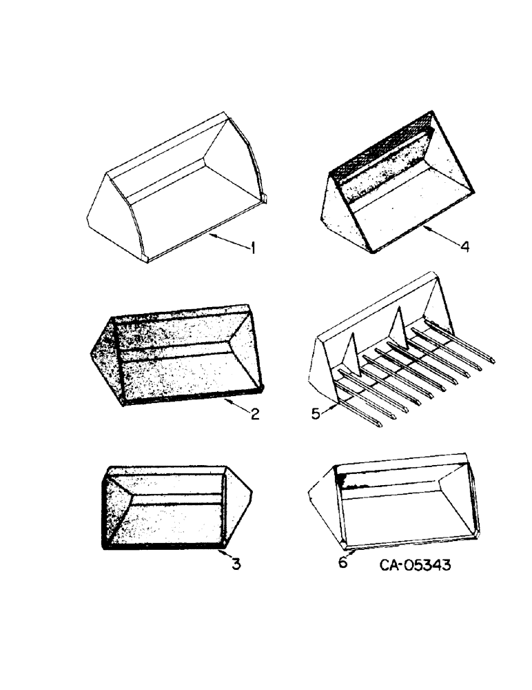 Схема запчастей Case 4125 - (17-02) - MOUNTED EQUIPMENT, LOADER BUCKET ATTS (05) - SUPERSTRUCTURE