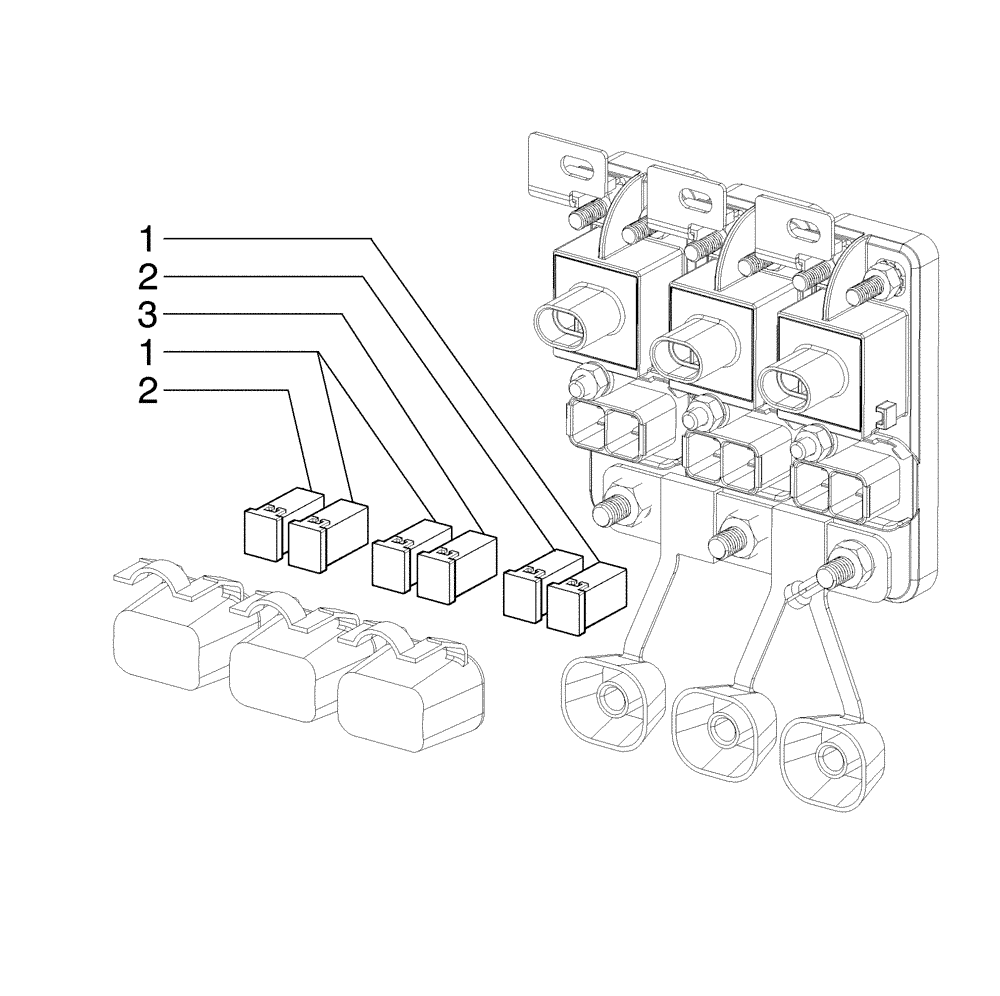 Схема запчастей Case 885B - (04-23[01]) - ELECTRICAL SYSTEM, LATERAL CONSOLE (04) - ELECTRICAL SYSTEMS