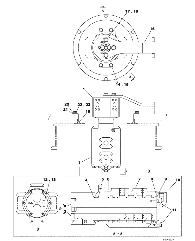 Схема запчастей Case CX800 - (08-65A) - HYDRAULICS - JOINT, SWIVEL CENTER, P.I.N. DAC0780112 - (08) - HYDRAULICS