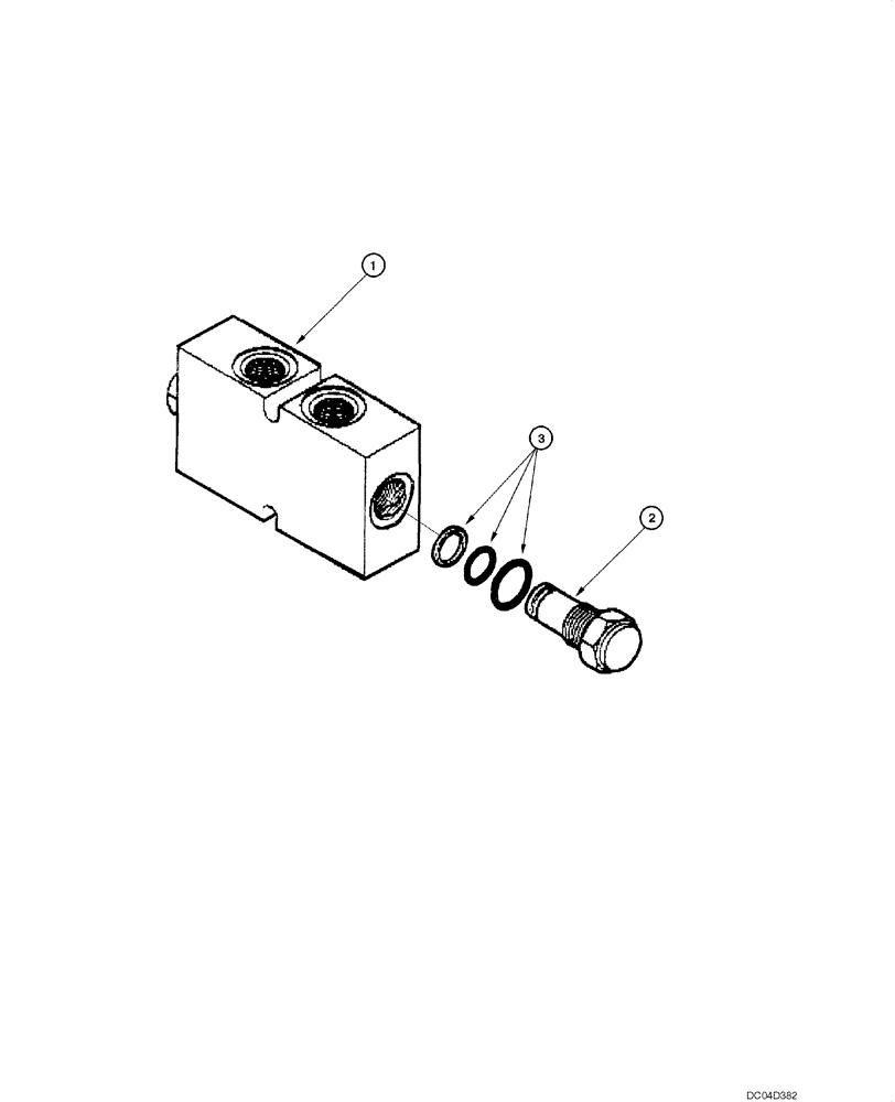 Схема запчастей Case 865 - (08.68[00]) - VALVE RETAINER - ASSEMBLY (08) - HYDRAULICS