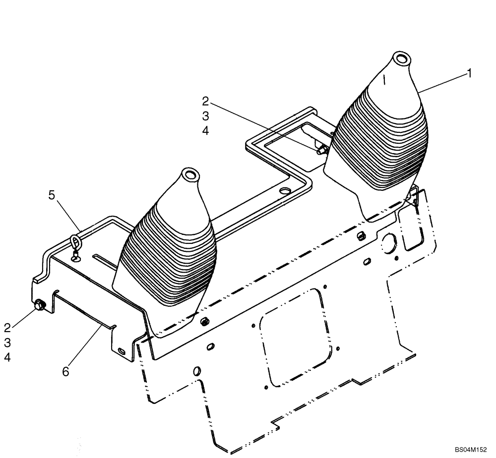 Схема запчастей Case 440CT - (09-14) - COVER - LOADER AND GROUND DRIVE (09) - CHASSIS