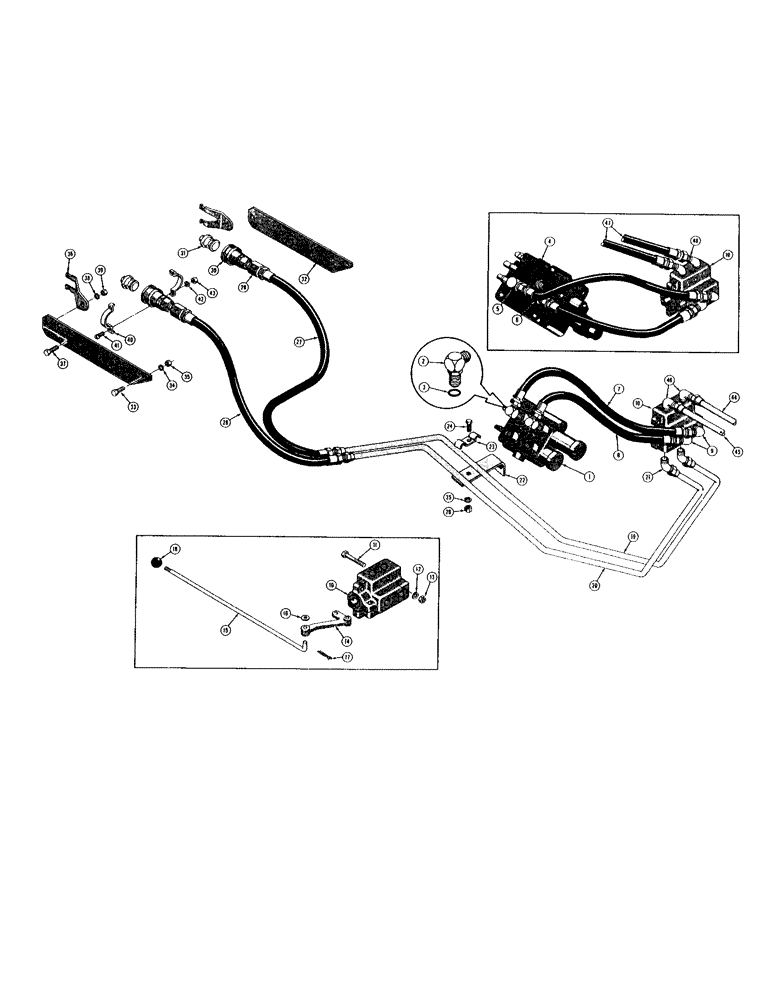 Схема запчастей Case 420C - (250) - PULL BEHIND HYDRAULICS (WITH HYDRAULIC DOZER OR LOADER) (07) - HYDRAULIC SYSTEM