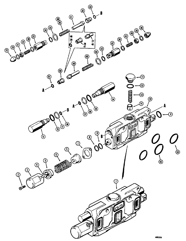 Схема запчастей Case 750 - (260) - D31994 LOADER DUMP SECTION (07) - HYDRAULIC SYSTEM