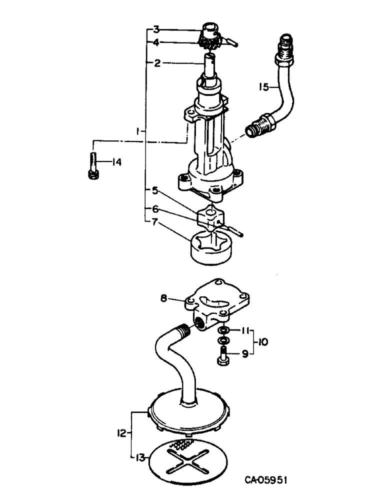 Схема запчастей Case 4155 - (12-19) - POWER, OIL PUMP (04) - Drive Train