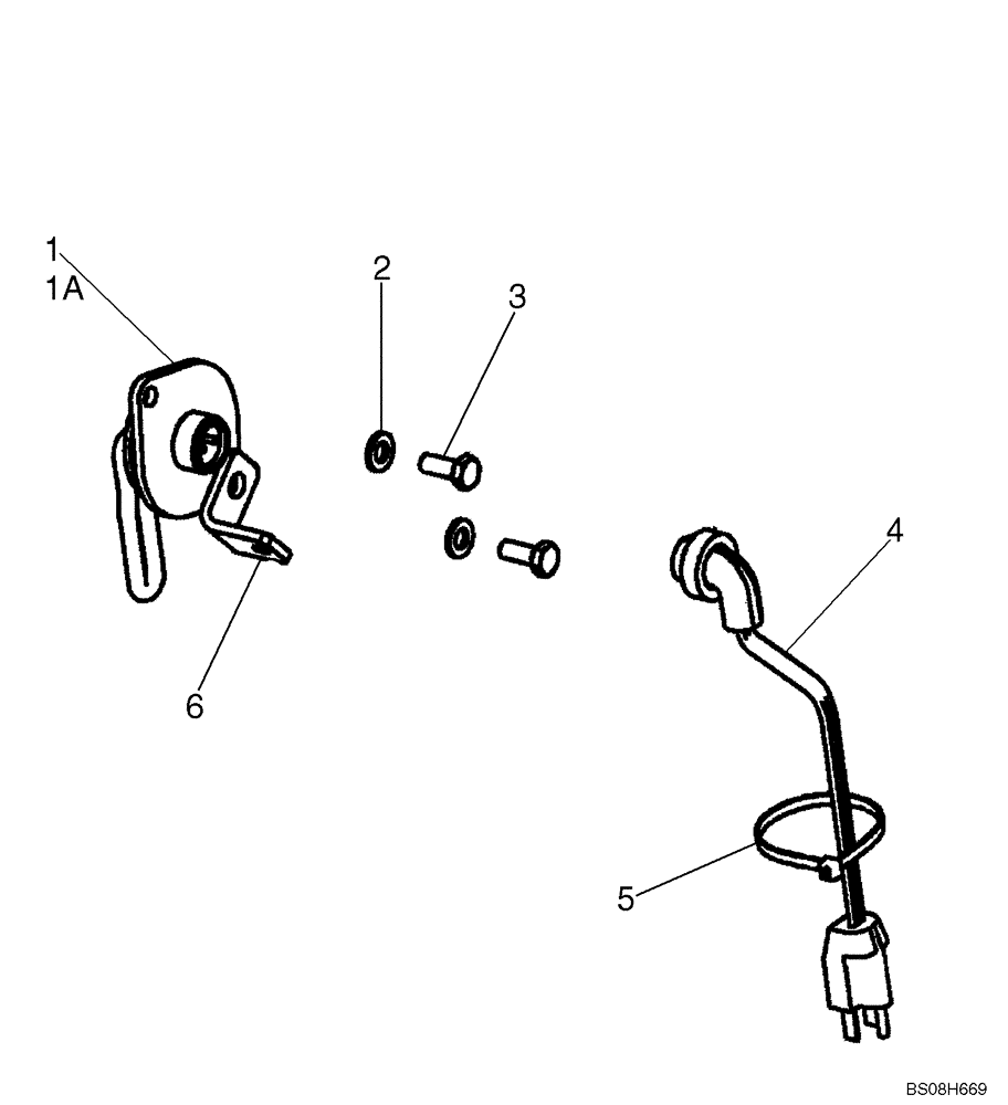 Схема запчастей Case 445CT - (02-09A) - ENGINE - BLOCK HEATER (02) - ENGINE