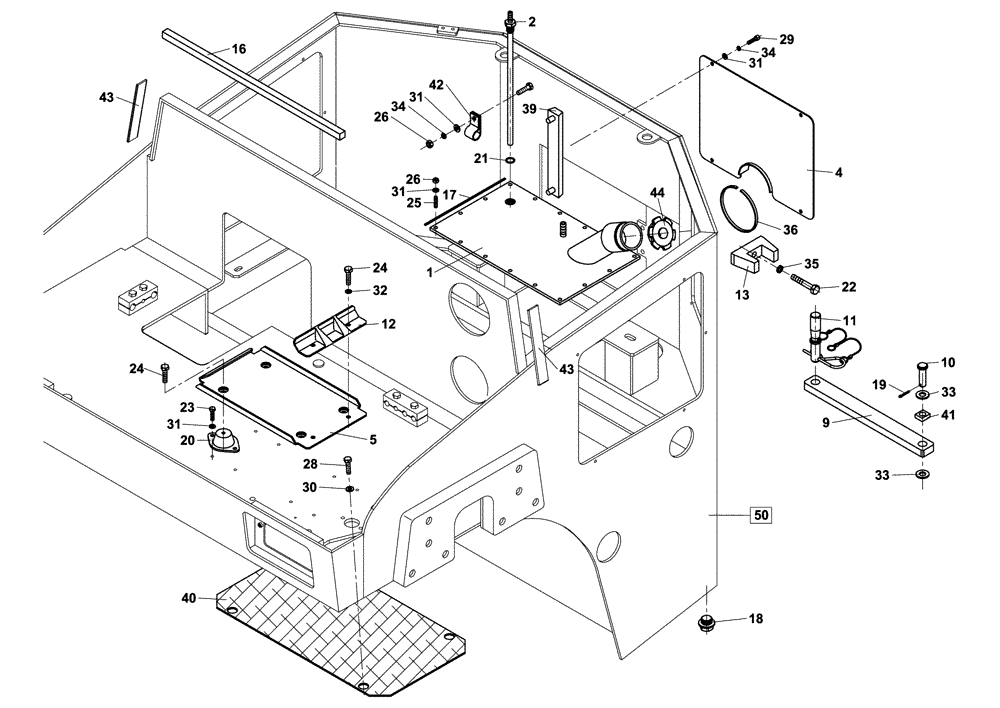 Схема запчастей Case DV202 - (12-170/124[03]) - CHASSIS (12) - Chassis/Attachments