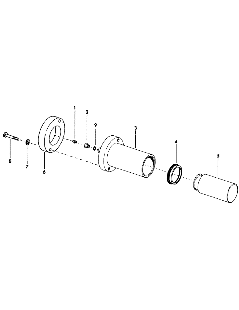 Схема запчастей Case 50 - (B06) - TRACK ADJUSTMENT CYLINDER, (USED ON DMC AND RAISED RAIL UNDERCARRIAGE) (48) - TRACKS & TRACK SUSPENSION