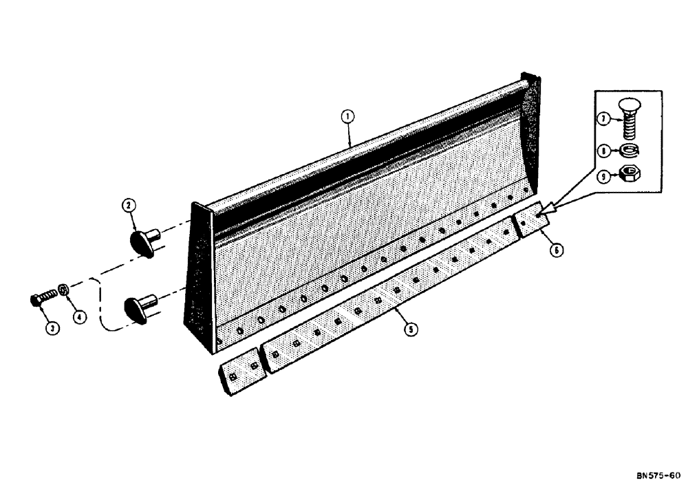 Схема запчастей Case 310E - (084) - LOGGING AND PALLET FORKS (05) - UPPERSTRUCTURE CHASSIS